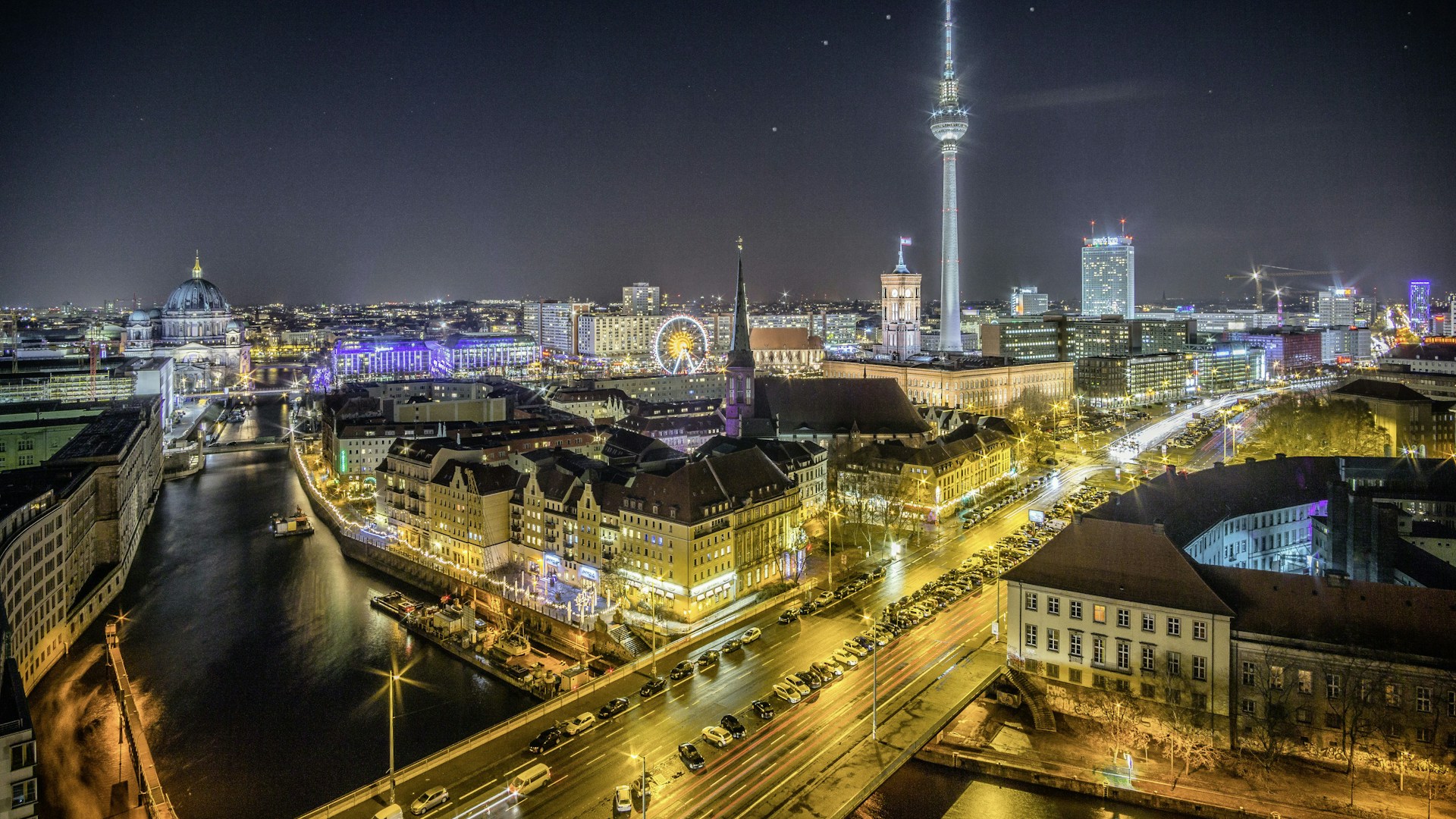 Berlin sokak manzarası
